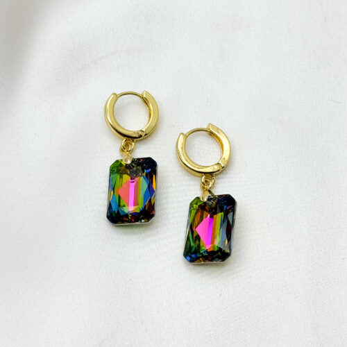 Кристаллы Сваровски прямоугольные Vitrail medium