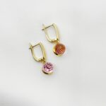 Серьги Кристаллы шары